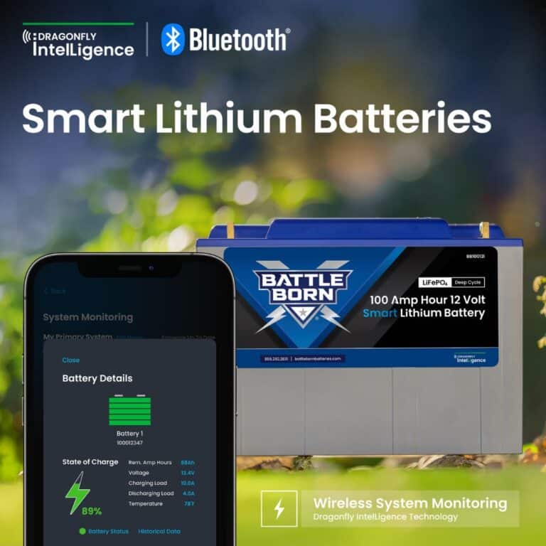 Smart Lithium Batteries with Battle Born Mobile App