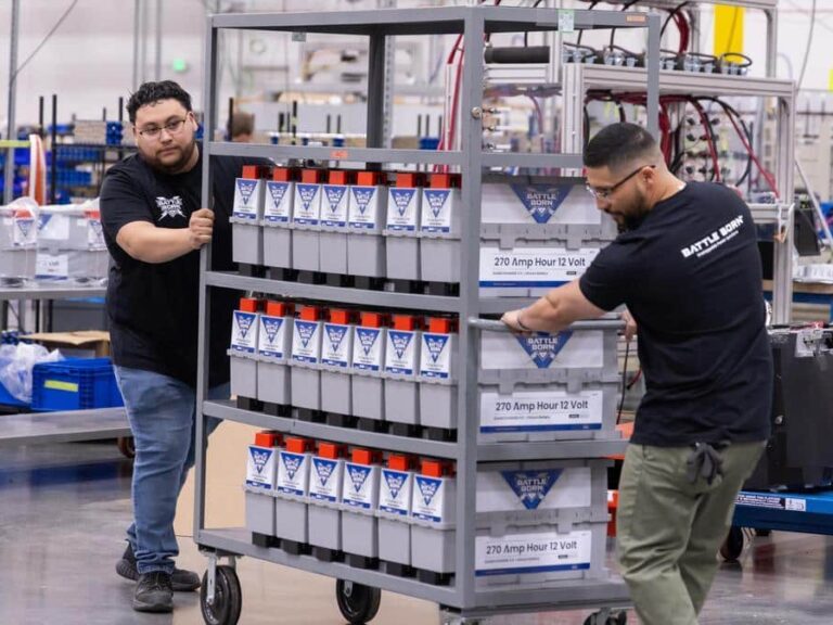 Tour of Battle Born Batteries and Dragonfly Energy manufacturing facility in Reno, Nevada
