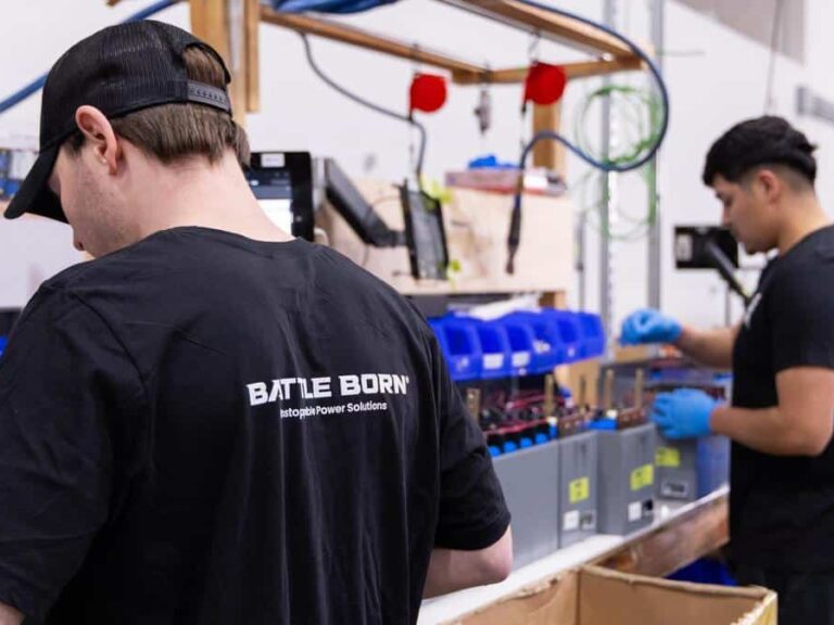 Tour of Battle Born Batteries and Dragonfly Energy manufacturing facility in Reno, Nevada