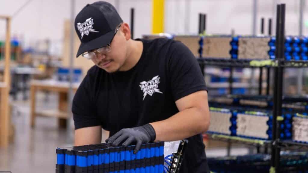 Tour of Battle Born Batteries and Dragonfly Energy manufacturing facility in Reno, Nevada