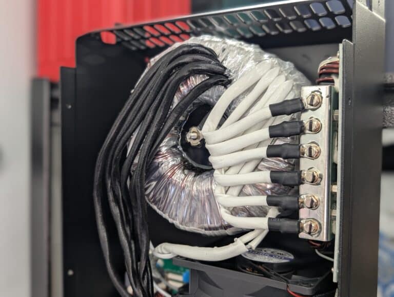 inside a transformer-based low frequency inverter