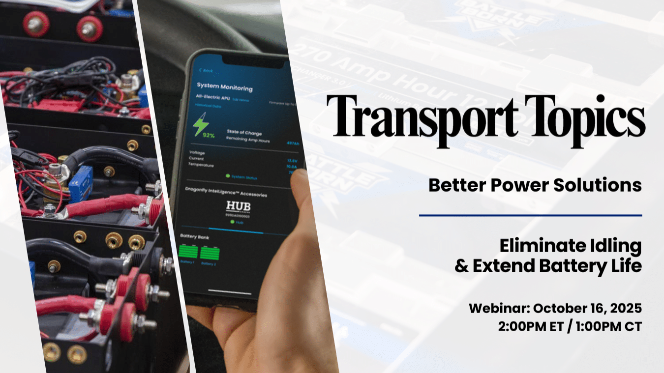 Better Power Solutions: Eliminate Idling & Extend Battery Life