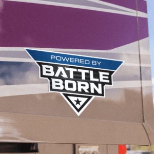 Battle Born bumper sticker
