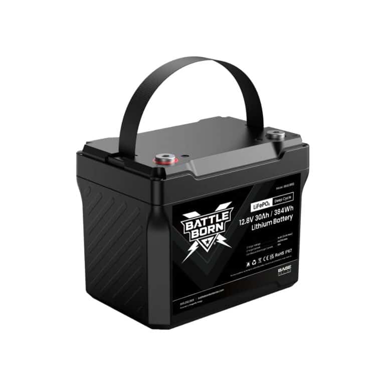 Battle Born 30Ah 12V LiFePO4 Deep Cycle Battery | Base Series