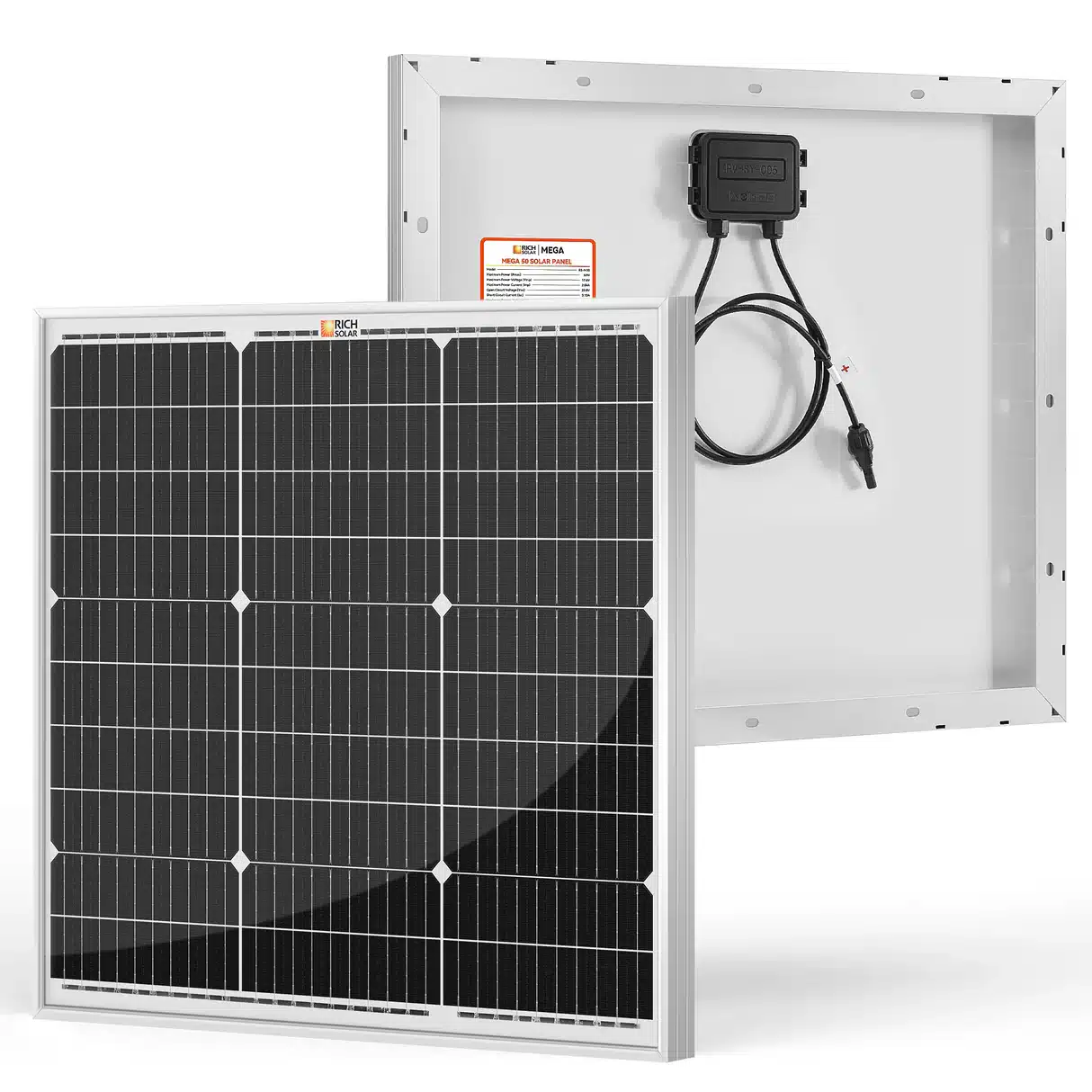 Rich Solar MEGA 50 | 50 Watt Solar Panel
