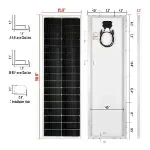 Rich Solar Mega 100-Watt Slim Solar Panel