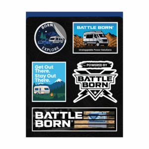 Battle Born Sticker Sheet