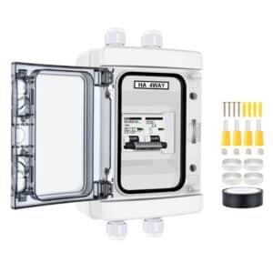 Rich Solar 2 Pole Outdoor Circuit Breaker Box