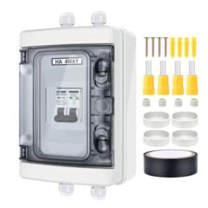 Rich Solar 2 Pole Outdoor Circuit Breaker Box