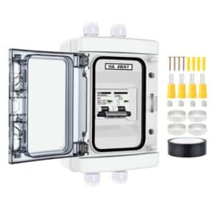 Rich Solar 2 Pole Outdoor Circuit Breaker Box